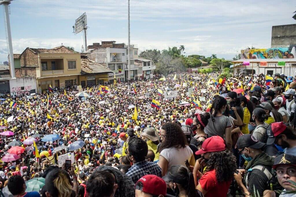 Proteste e repressione militare in Colombia